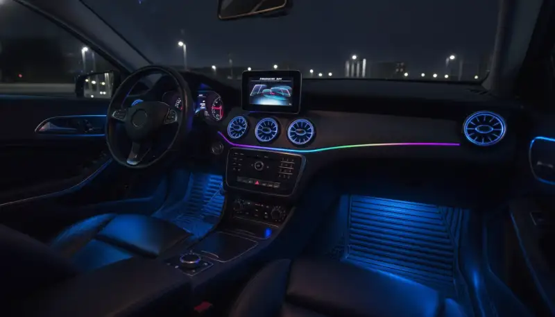 Ambientebeleuchtung im Auto nachrüsten