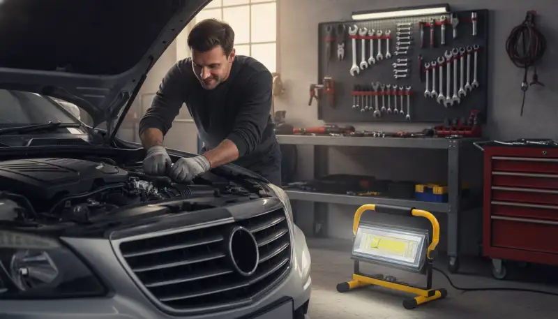 Mobile Arbeitsscheinwerfer: Autarkes Licht
